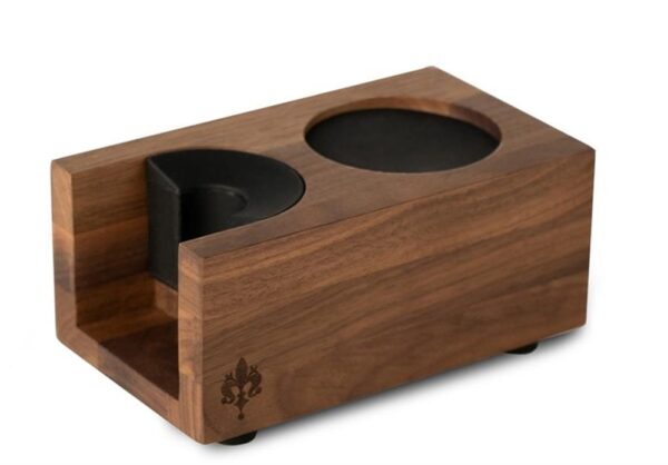 Eureka Tamper Station Single Walnuss Holz