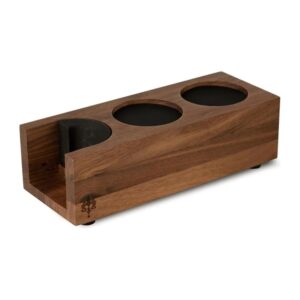 Eureka Tamper Station Double Walnuss Holz